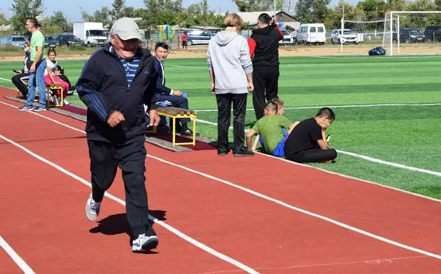 92-летний аксакал пробежал дистанцию в Актогае