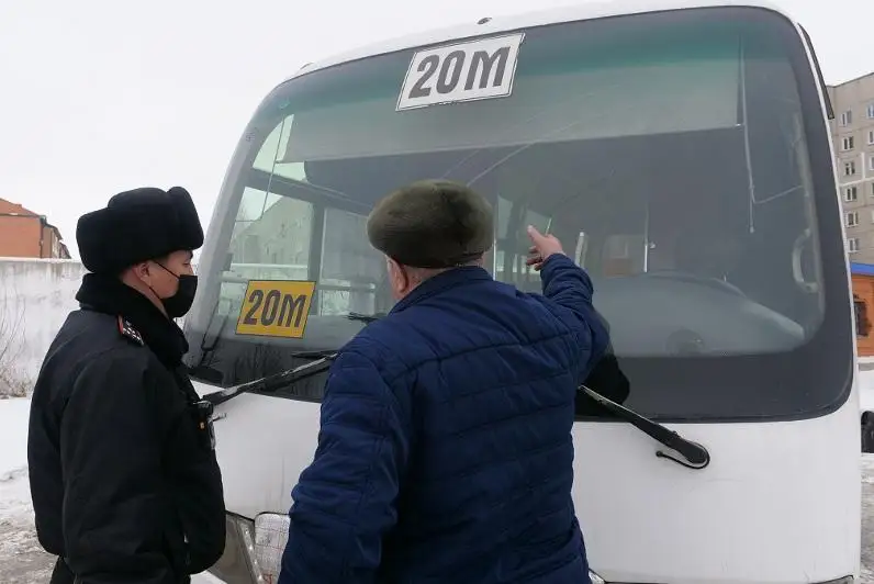 Десятки нарушений допустили водители автобусов за два дня в СКО