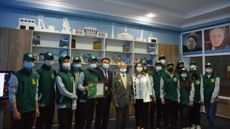 Карагандинские бойцы трудового отряда «Жасыл ел» официально открыли сезон