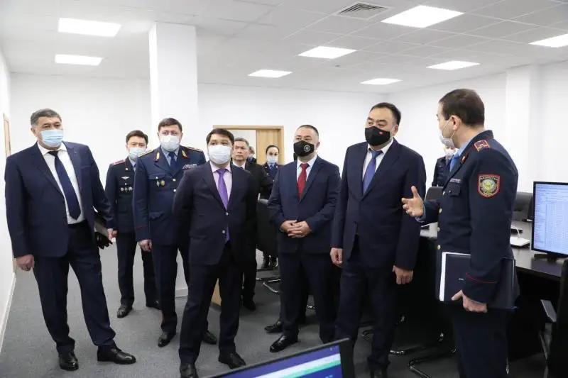 Делегация МВД Кыргызстана посетила структурные подразделения столичной полиции