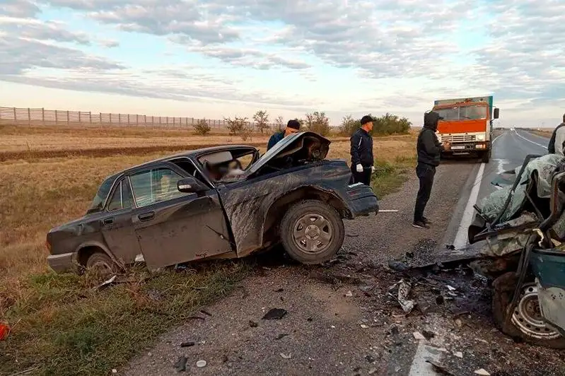 Смертельное ДТП произошло в Актюбинской области: двое скончались