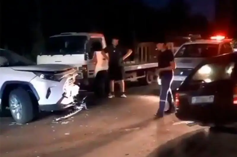 Водитель сбежал с места аварии в Алматы