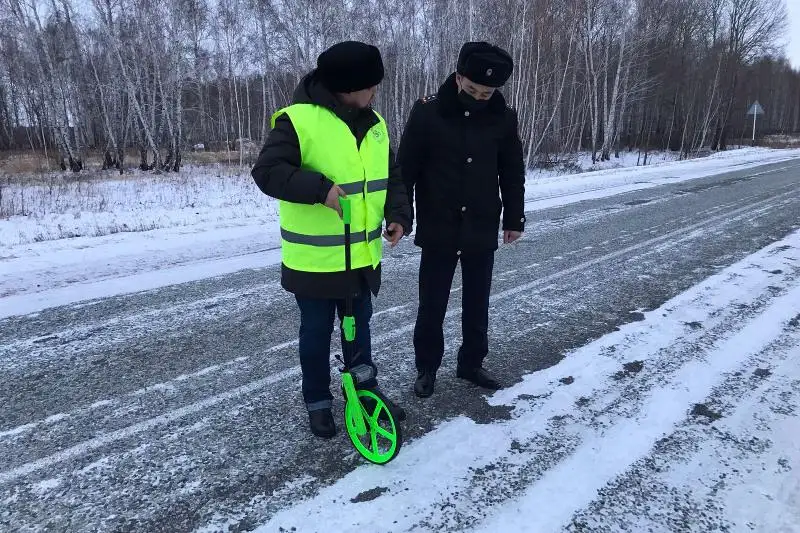 Качество уборки дорог проверяют полицейские в СКО