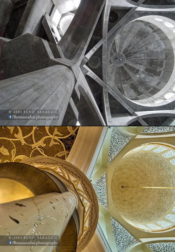 До и после: как строили одну из самых известных мечетей в мире