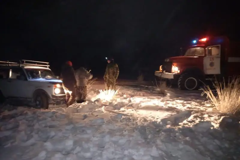 77 человек спасено из снежных заносов за выходные в Казахстане