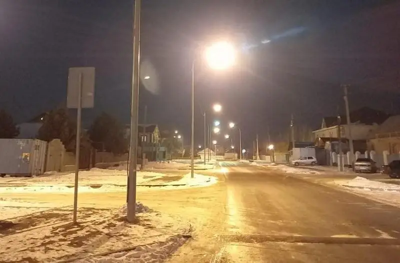 Какая работа ведется по обеспечению уличного освещения в Нур-Султане
