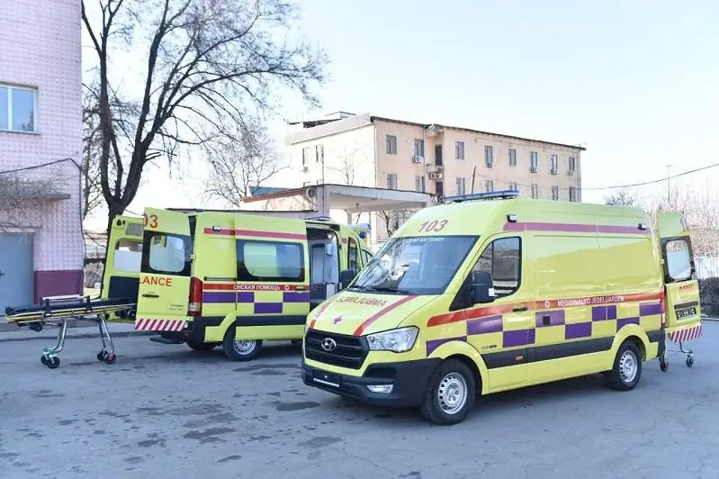 Shymkent qalalyq jedel járdem stantsııasyna jańa avtokólikter berildi