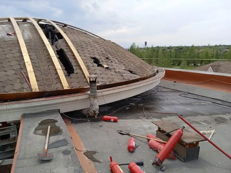 Пожар произошел на базе отдыха в Алматинской области