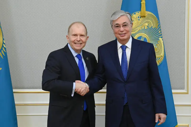 ҚР Президент АҚШ-тың Қазақстандағы елшісі Уильям Мозерді қабылдады