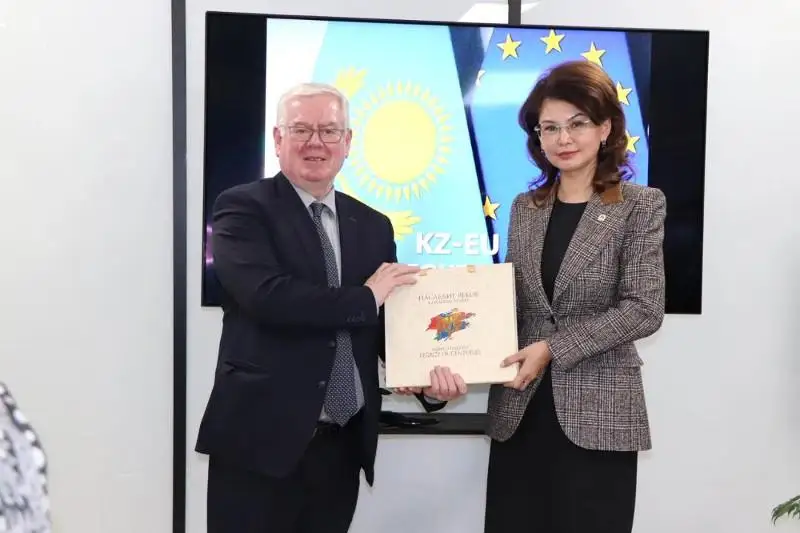 Aıda Balaeva Eýropalyq odaqtyń arnaıy ókilderimen kezdesti