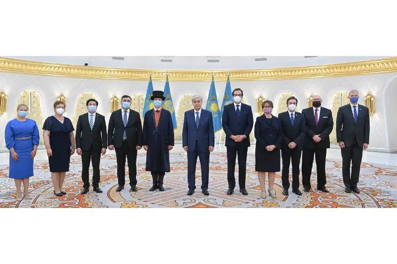 Президент Казахстана принял верительные грамоты у послов ряда стран
