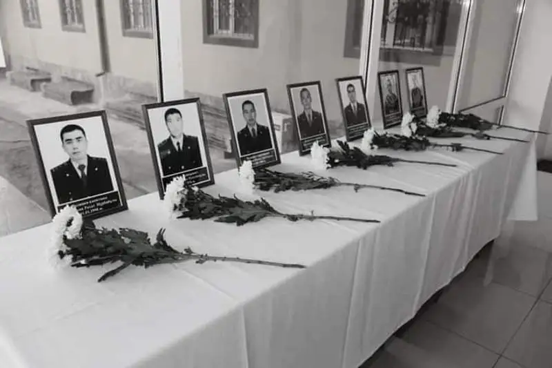 Túrkistan oblysynyń polıtseıleri qyzmet babynda qaza tapqan áriptesterin eske aldy