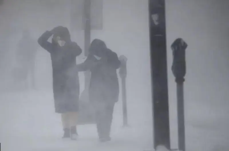 На Восточном побережье США – самый сильный снегопад за четыре года