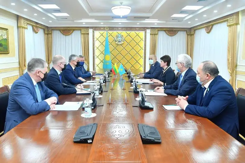 Состоялась встреча парламентариев Казахстана и Литвы