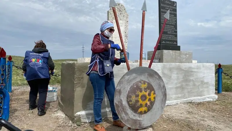 Sherýbaı batyr eskertkishi qalpyna keltirildi - Qaraǵandy oblysy