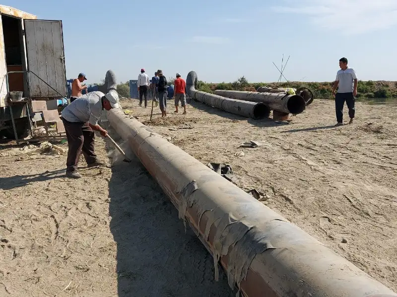 Многолетнюю проблему с подачей воды в канале решают махтааральцы