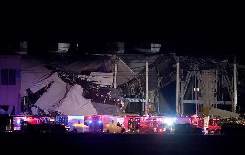 В США из-за торнадо в штате Кентукки могли погибнуть не менее 50 человек