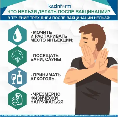Что нельзя делать после вакцинации?