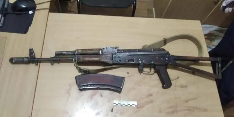 Jambyl oblysynyń turǵynynan «Kalashnıkov»  avtomaty tárkilendi