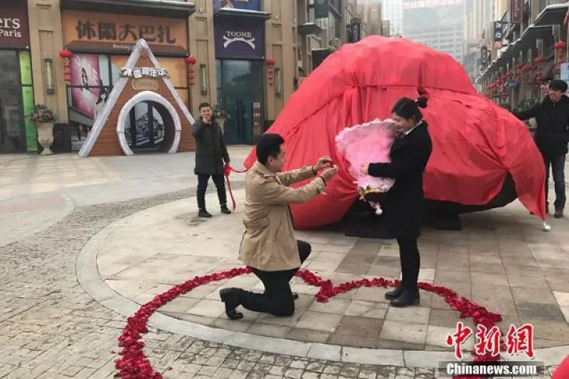 Қытайлық қалыңдығына пәтер орнына 33 тонна тас сыйлады