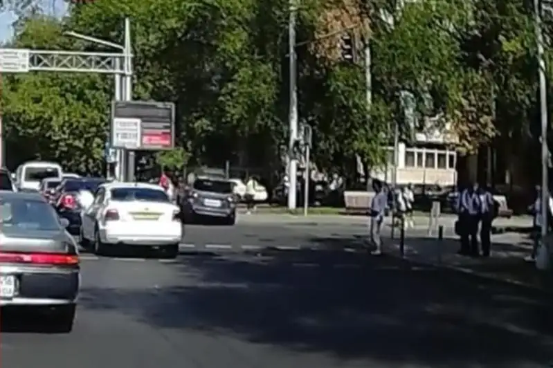Водитель заехал на бордюр и сбил человека в Алматы