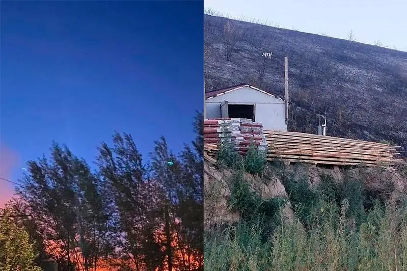 Крупный пожар тушили почти три часа близ Алматы