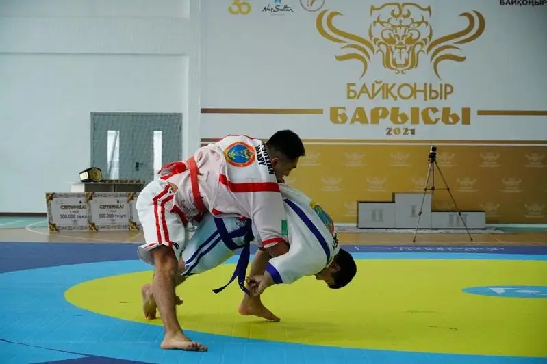 Турнир «Байқоңыр барысы-2021» среди спортсменов республики провели в Нур-Султане