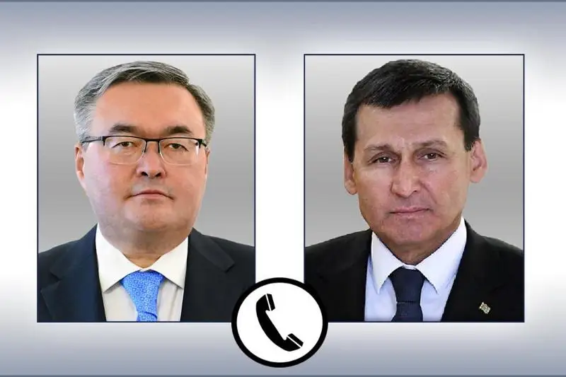 Состоялся телефонный разговор глав МИД Казахстана и Туркменистана