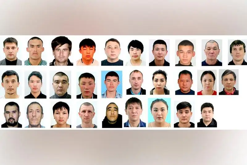 Фото разыскиваемых преступников показала полиция Нур-Султана