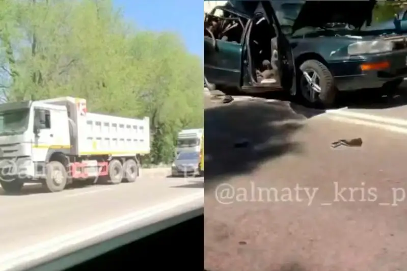 ДТП с грузовиком и легковым автомобилем в Алматинской области: погиб человек