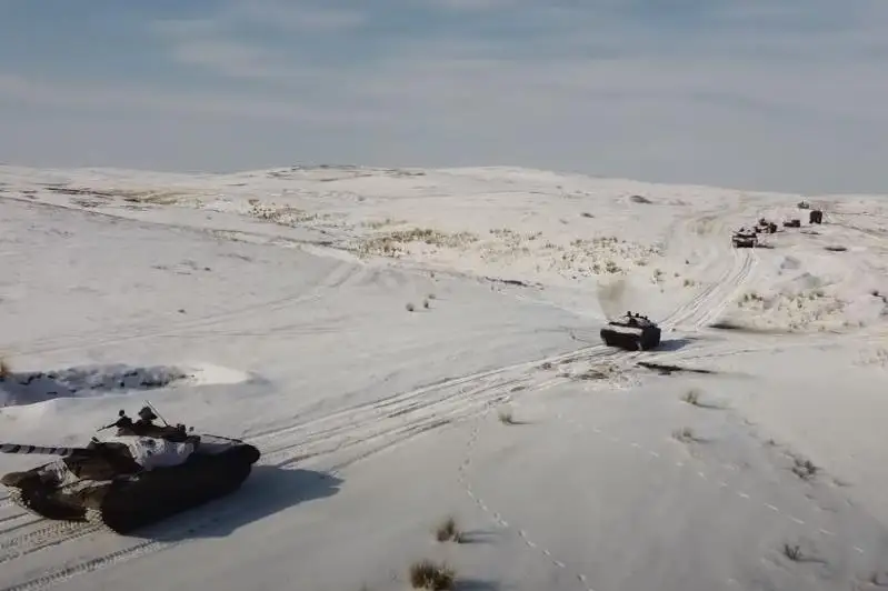 Подготовка взводов проходит в казахстанской армии