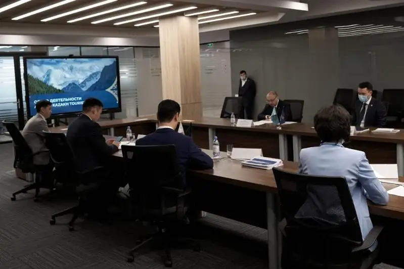 Даурен Абаев посетил АО «НК Kazakh Tourism»