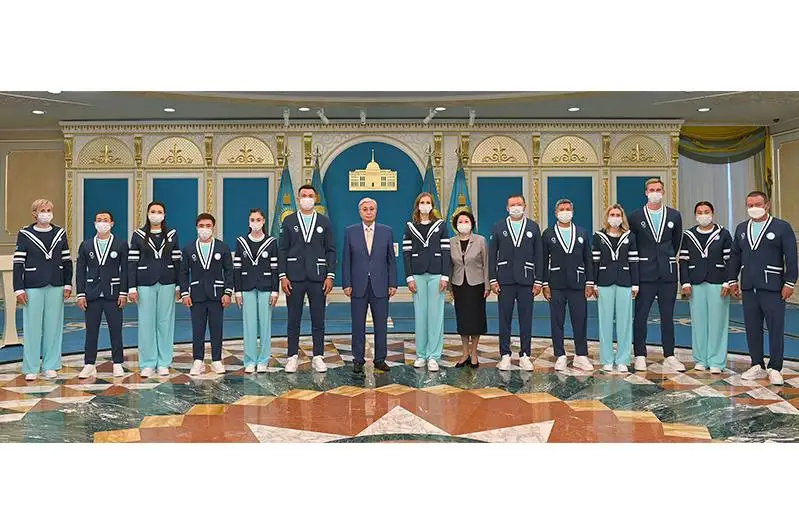 Касым-Жомарт Токаев встретился с олимпийской командой Казахстана