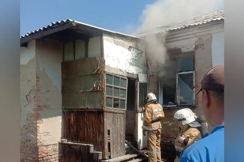 В Восточно-Казахстанской области ликвидирован пожар в жилом доме