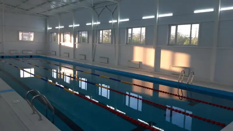 Первый крытый бассейн построен в Амангельдинский районе Костанайской области