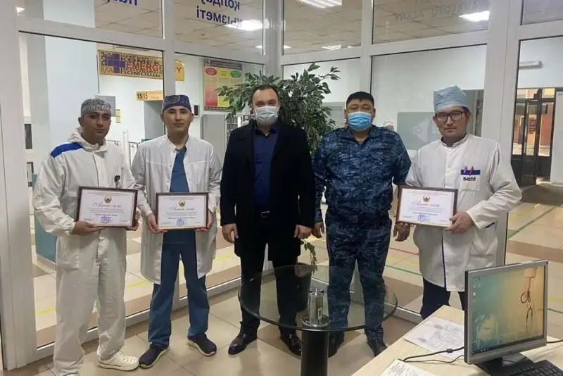 Январские события: врачей следственного изолятора наградили в Алматы
