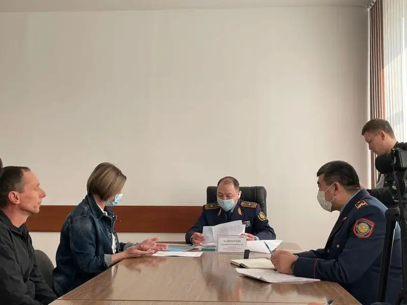 Начальник ДП Жамбылской области провел прием граждан