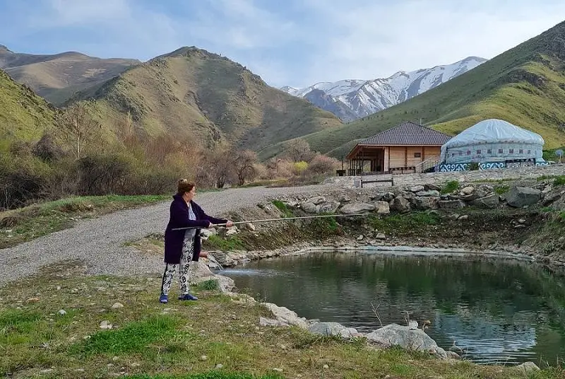 В родниковой воде выращивают форель жамбылские предприниматели