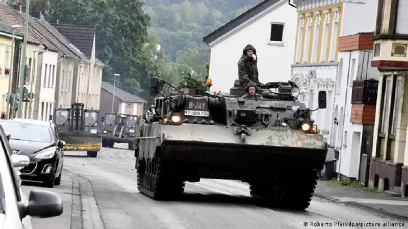 Режим военной катастрофы ввели из-за наводнений в Германии