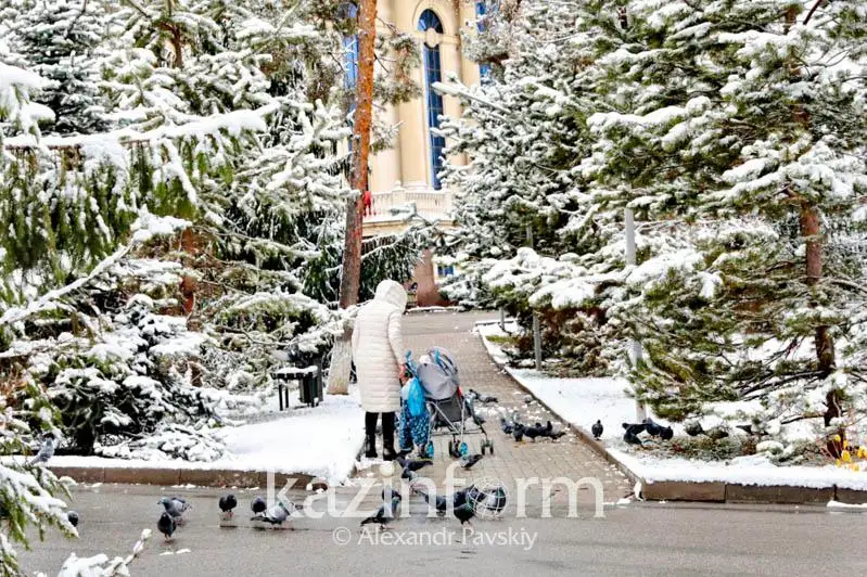 Мокрый снег и гололед в Алматы: что нужно знать пешеходам и водителям авто