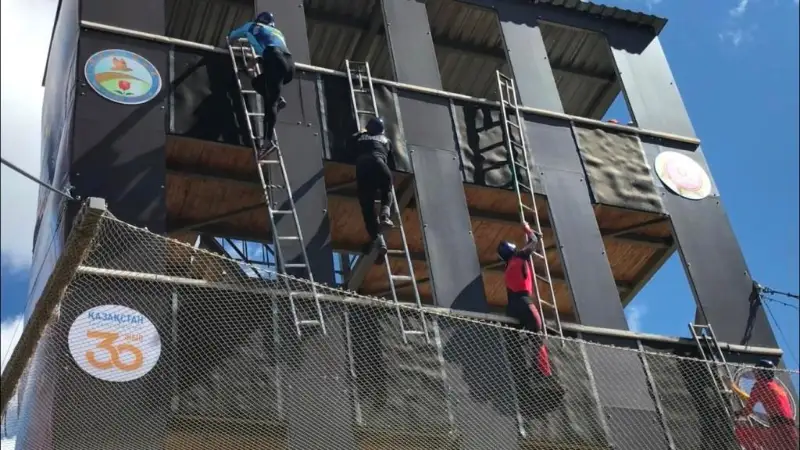 Летний чемпионат РК по пожарно-спасательному спорту стартовал в Костанайской области