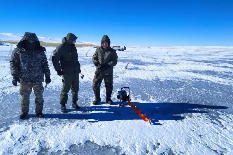 На водоёмах Карагандинской области спасают рыбу от замора