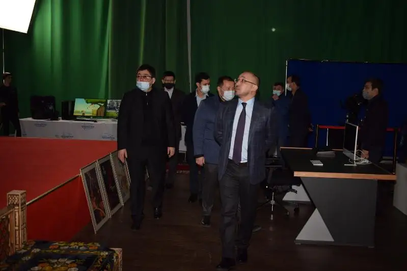 Mádenıet jáne sport mınıstri «Qazaqfılm» kınostýdııasynda boldy