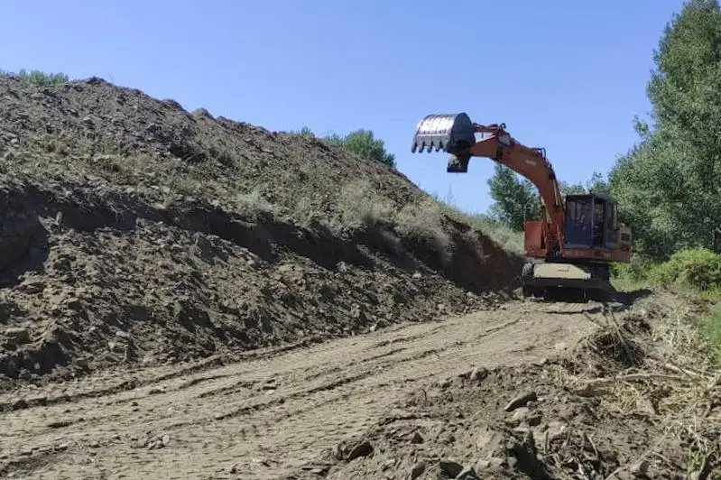 Противопаводковую  дамбу отремонтировали в Курчумском районе ВКО