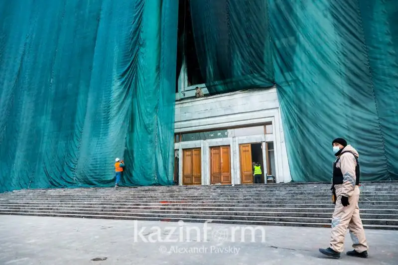 Реконструкцию акимата Алматинской области завершат во втором квартале