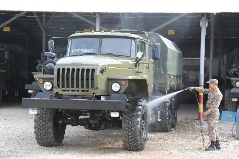 Как готовят военную технику к зиме в региональном командовании «Юг»