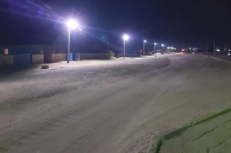 Улицы села Сарга Бейнеуского района Мангистауской области освещены на 30%