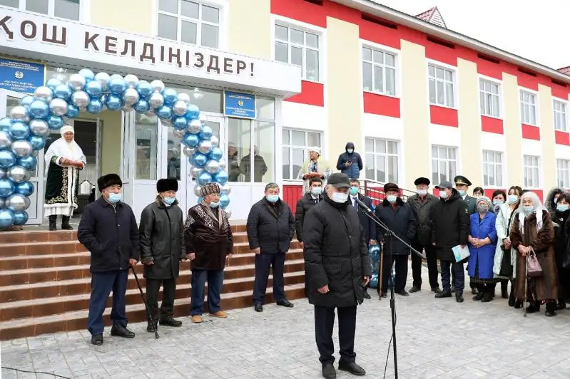 За 4 месяца построили новую школу жамбылские строители