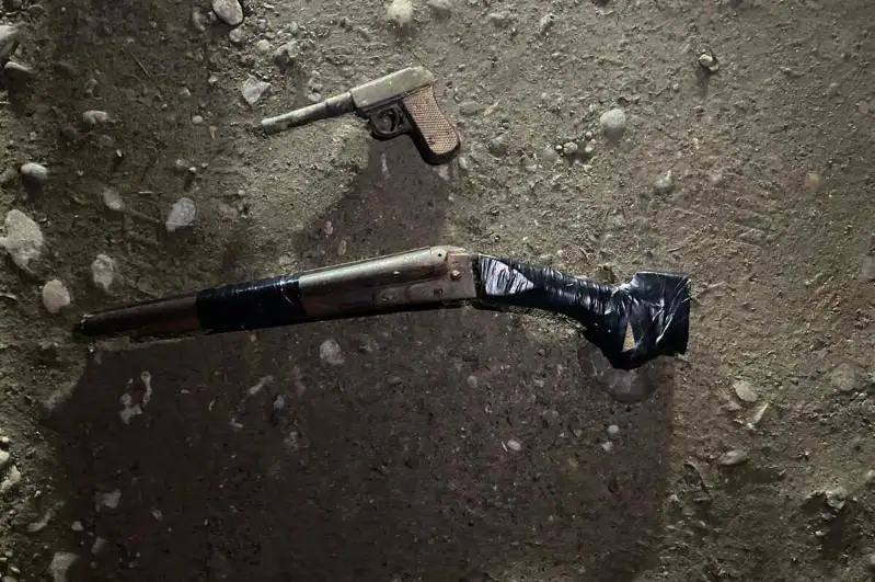 Ранее судимого мужчину с оружием задержали полицейские Туркестанской области