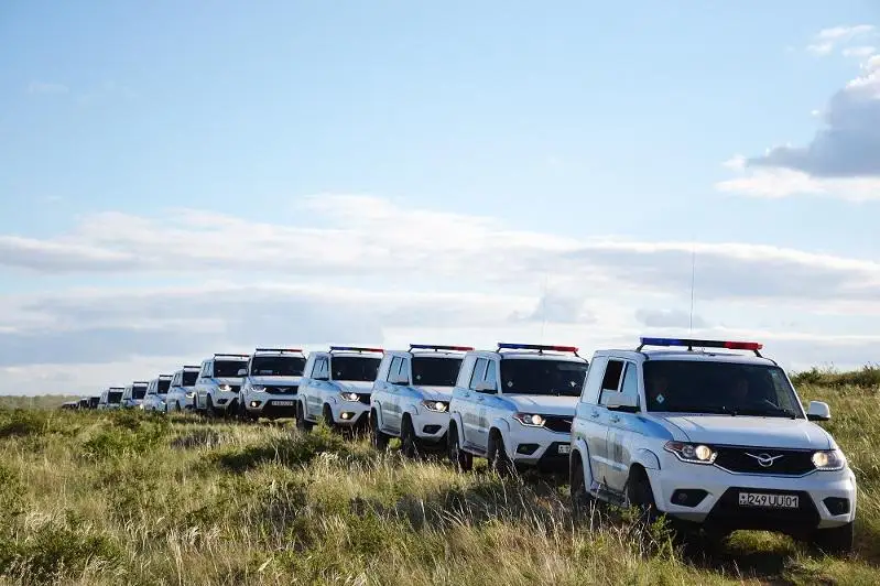 300-километровый марш прошел с водителями столичной бригады Нацгвардии